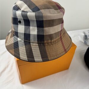 Burberry Multicolor Checkered Bucket Hat